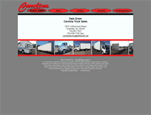 Tablet Screenshot of carolinatrucksales.net